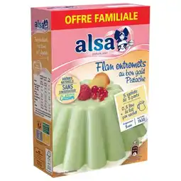 Carrefour Alsa préparation flan entremets offre familiale offre