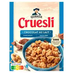 Carrefour Quaker céréales cruesli offre