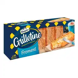 Carrefour Pasquier biscottes grilletine offre