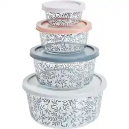 Carrefour Carrefour home set de 4 boites de conservations offre