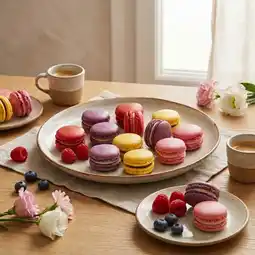 Carrefour 12 macarons duos coeur fruités offre