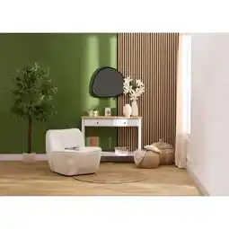 Carrefour Panneau décoratif tasseaux bois colva offre