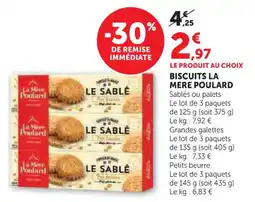 Hyper U Biscuits la mere poulard offre