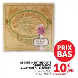 Hyper U Assortiment biscuits degustation la maison du biscuit offre