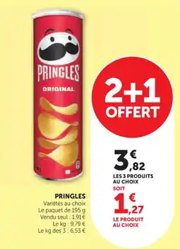 Hyper U Pringles offre