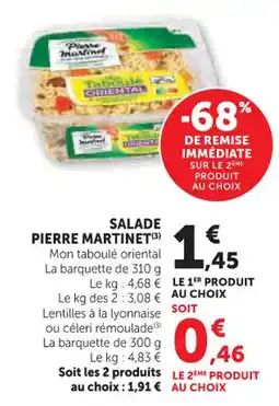 Hyper U Salade pierre martinet offre