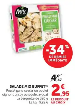 Hyper U Salade mix buffet offre