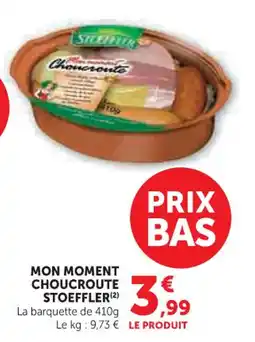 Hyper U Mon moment choucroute stoeffler offre
