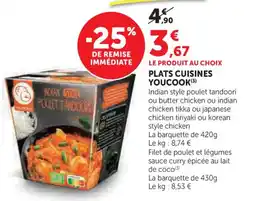 Hyper U Plats cuisines youcook offre