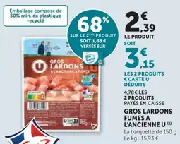 Hyper U Gros lardons fumes a l'ancienne u offre