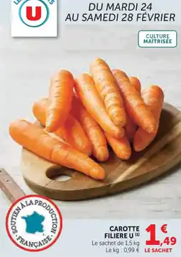 Hyper U Carotte filiere u offre