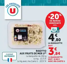 Hyper U Risotto aux fruits de mer u offre
