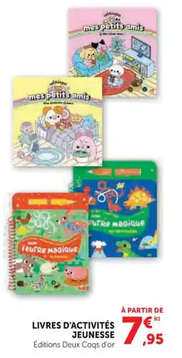 Hyper U Livres d'activités jeunesse offre