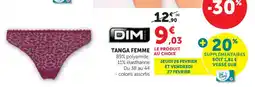 Hyper U Tanga femme dim offre