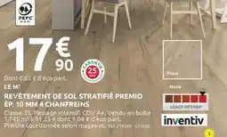 Mr Bricolage Revêtement de sol stratifié premio 4 chanfreins offre
