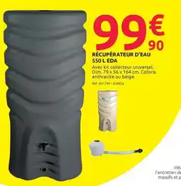 Mr Bricolage Eda - récupérateur d'eau offre