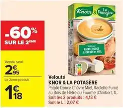 Carrefour Market Knorr - velouté offre