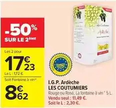 Carrefour Market I.g.p. ardèche offre