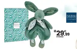 JouéClub Lapin doudou vert sauge offre