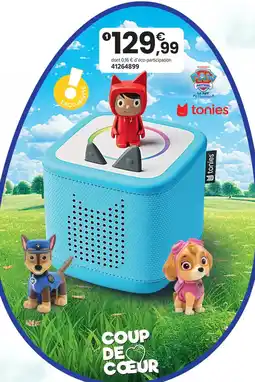 JouéClub Mon premier coffret toniebox 2 la pat' patrouille offre