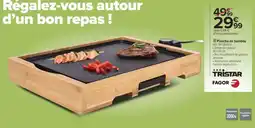 Carrefour Plancha en bambou offre