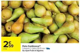 Carrefour Market Poire Conférence offre