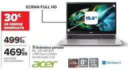 Carrefour Ordinateur portable Acer offre
