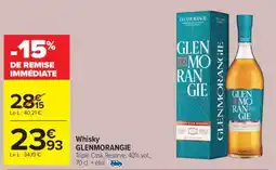 Carrefour Market Whisky Glenmorangie offre