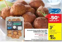 Carrefour Market Accras de morue recette douce MSC CARREFOUR Le Marché offre