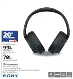 Carrefour Casque sans fil offre