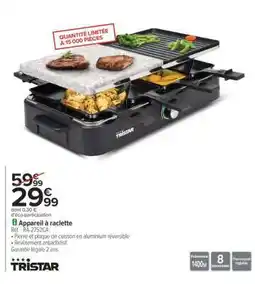 Carrefour Appareil à raclette offre