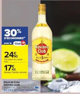 Carrefour Market Havana Club offre