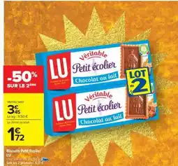 Carrefour Market BISCUITS PETIT ÉCOLIER offre