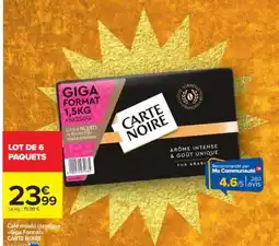 Carrefour Market Carte Noire offre
