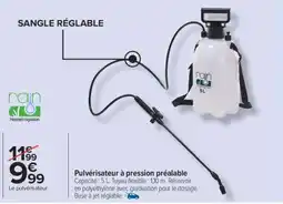 Carrefour Market Pulvérisateur à pression préalable offre