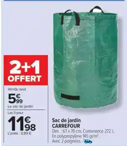Carrefour Market Sac de jardin CARREFOUR offre