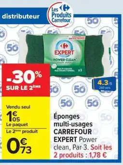 Carrefour Éponges Multi-usages CARREFOUR EXPERT offre