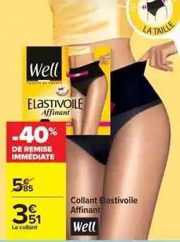Carrefour Collant Elastivoile Affinant offre