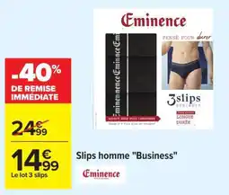 Carrefour Slips homme Business offre