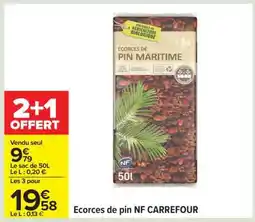 Carrefour Ecorces de pin NF CARREFOUR offre