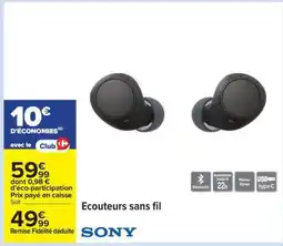 Carrefour Écouteurs sans fil offre