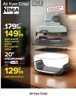 Carrefour Air fryer Crispi offre