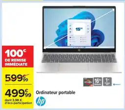 Carrefour Ordinateur portable HP offre