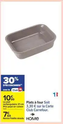 Carrefour Plats à four offre