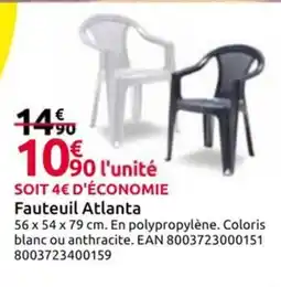 Mr Bricolage Fauteuil Atlanta offre