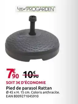 Mr Bricolage Pied de parasol Rattan offre