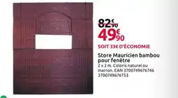 Mr Bricolage Store Mauricien bambou pour fenêtre offre