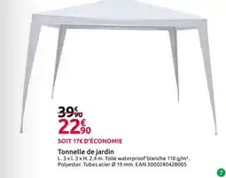 Mr Bricolage Tonnelle de jardin offre