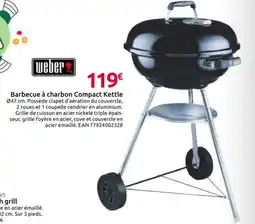 Mr Bricolage Barbecue à charbon Compact Kettle offre