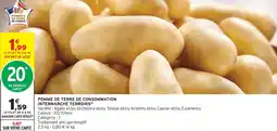Intermarché Intermarche terroirs pommes de terre de consommation offre